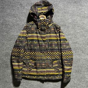 Roxy Snow Jacket Womens Medium Multicolor DryFlight 10K Geometric Tribal Hooded